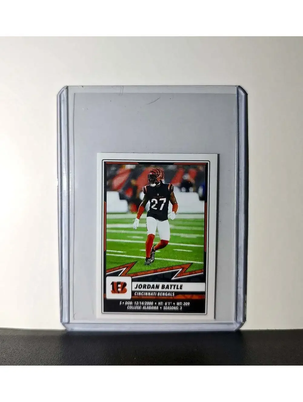 Jordan Battle 2025 Panini NFL #130 Sticker Cincinnati Bengals